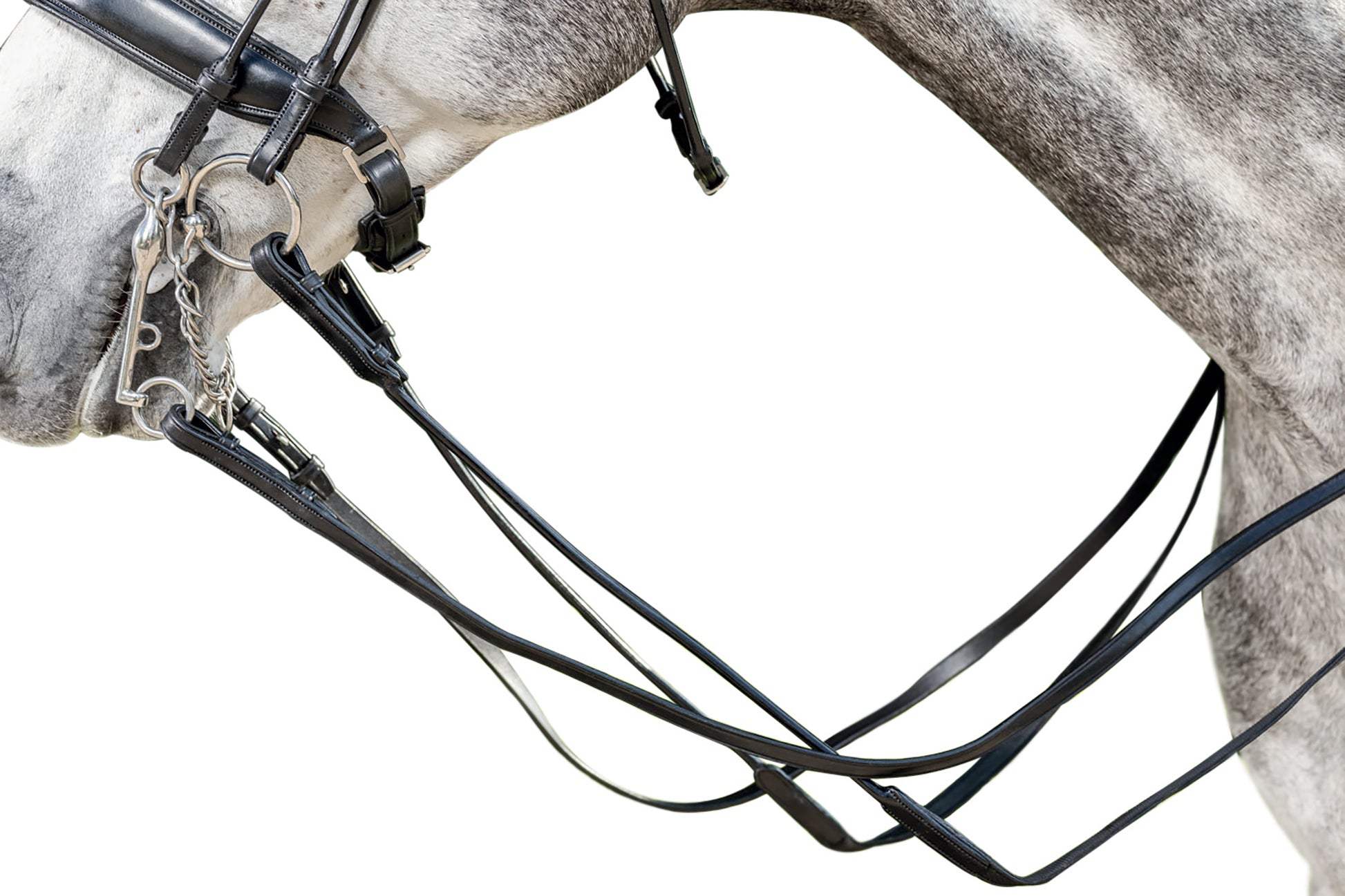 Horse and Balance - Prestige 3E136 Thin Leather Dressage Reins – Horse ...