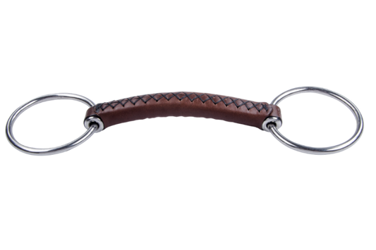 Horse Bit Trust Loose Ring Leather - Horse and Balance